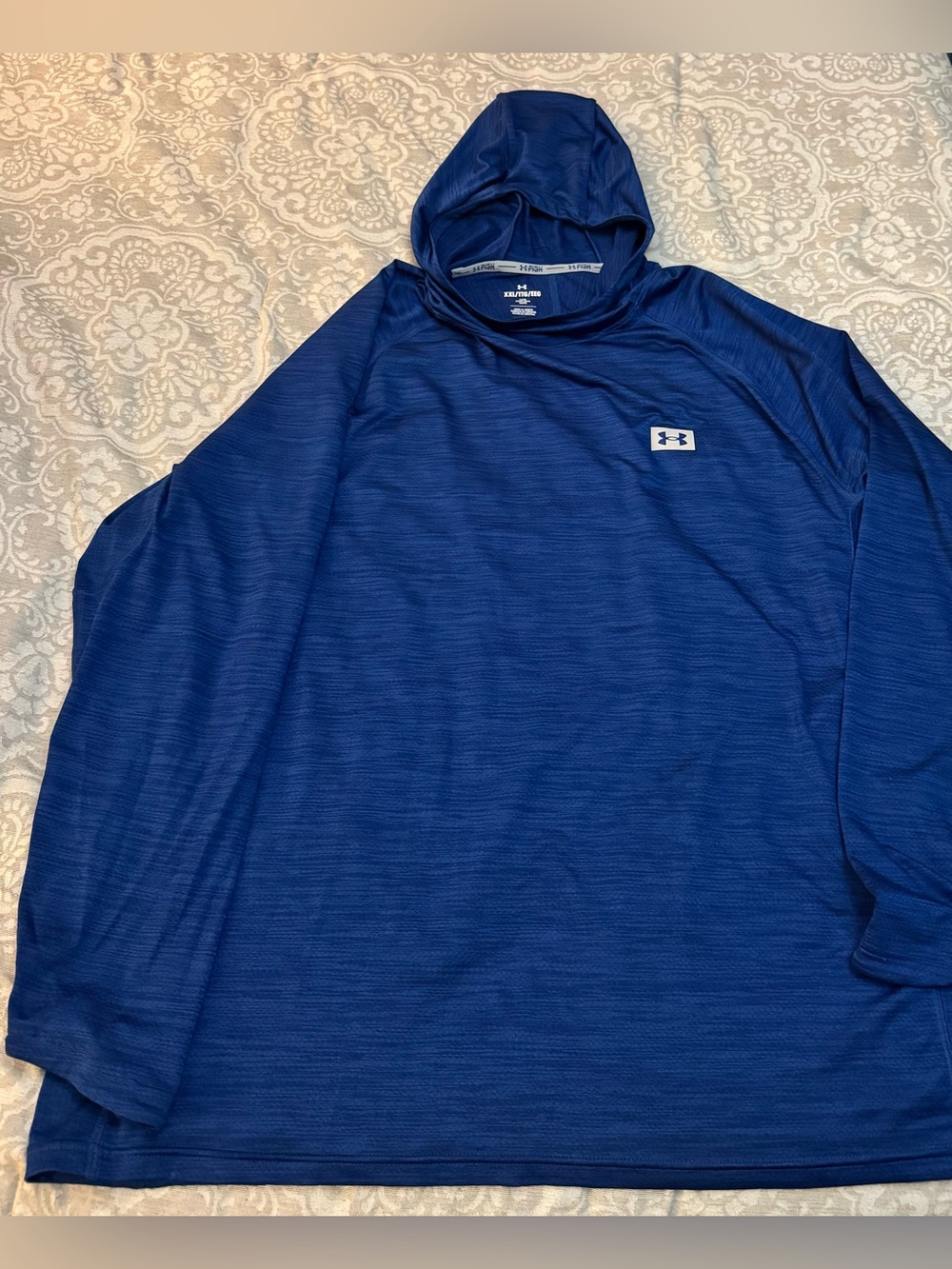 Under Armour Blue Water Hoodie Loose Fit Men’s XXL